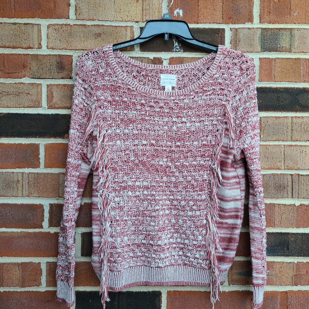 Melrose & Market Fringe Sweater